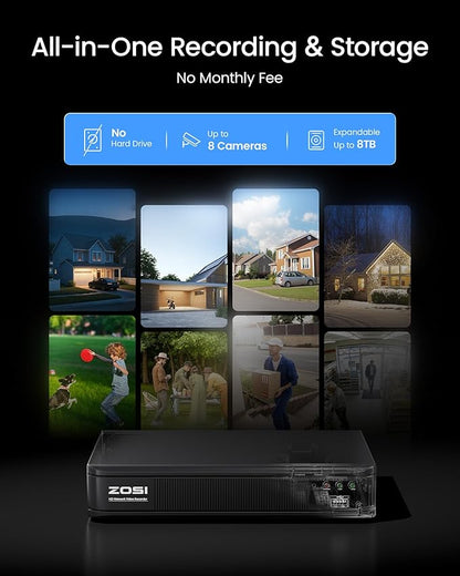 ZOSI 1080P H.265+ Home Security Camera System - Image 6