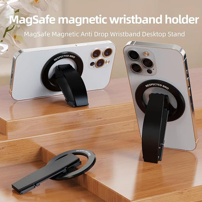 Magnetic-Phone-Grip-Stand, Magnetic Phone Ring Holder Kickstand - Image 2