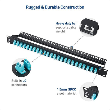 Cable Matters 1U Fiber Patch Panel - Image 5