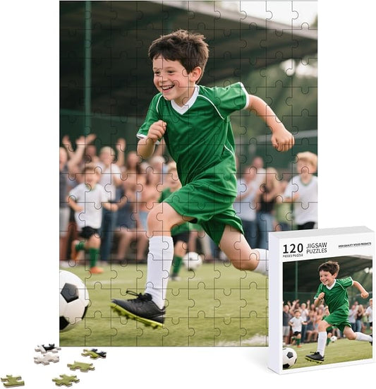 Personalized Photo Puzzle with Glossy Finish – Custom Jigsaw Puzzle by Custom