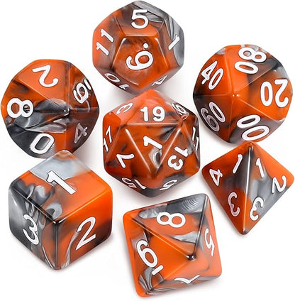 QMAY DND Dice Set -D&D Polyhedral Dice by QMAY