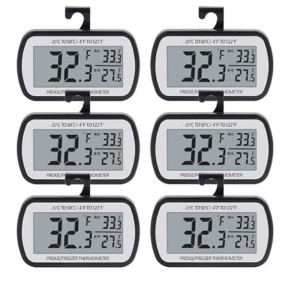 AEVETE Refrigerator Thermometer Digital Fridge Freezer Thermometer by AEVETE