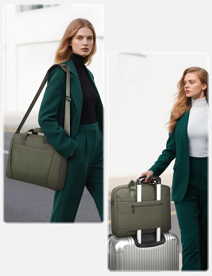 15-16 Inch Laptop Shoulder Bag Business Briefcase Water Resistant Computer - Image 7