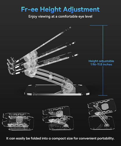 Adjustable Foldable Laptop Stand, Portable Ergonomic Computer Stand - Image 3