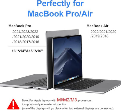 Docking Station for MacBook Pro Air, LIONWEI USB C Docking Station Dual Monitor - Image 7