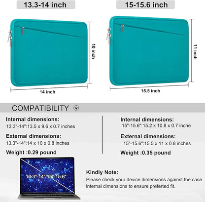 Laptop Sleeve Bag 15.6 inch, Durable Computer Carrying Bag Protective Case - Image 6