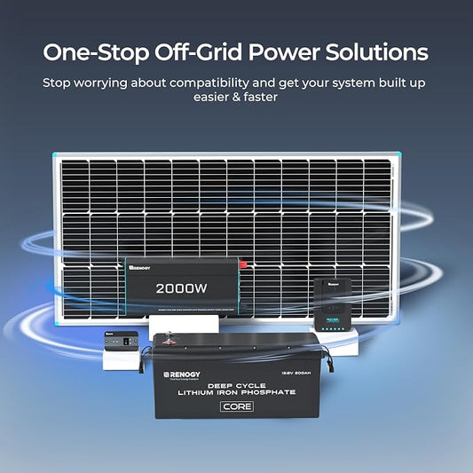 Renogy 12V 200Ah Lithium LiFePO4 Deep Cycle Battery, 5000+Deep Cycles, 200A BMS - Image 2