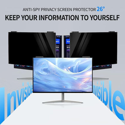 Magnetic Computer Privacy Screen 23.8 inch, Hanging Privacy Screen - Image 3