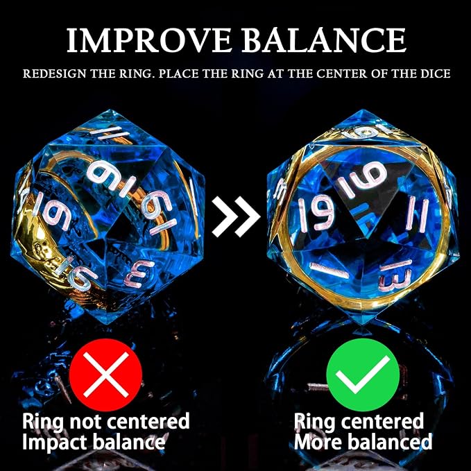 Magic Golden Ring DND Dice Set - Image 6