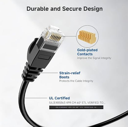 Cable Matters 10Gbps Snagless Cat 6 Ethernet Cable - 30ft - Image 5
