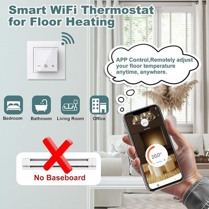 HEATIT Programmable Thermostat, WiFi Smart Thermostat - Image 2
