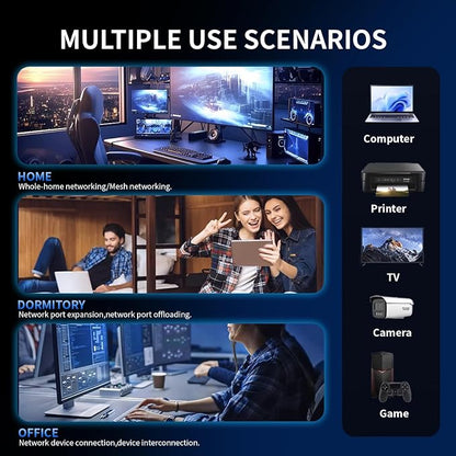 8-Port 2.5GB Ethernet Switch, Unmanaged 2.5G Gaming Network Switch | 8 x - Image 7