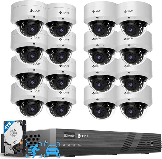 4COVR 16 Channel PoE Security Camera System by 4COVR