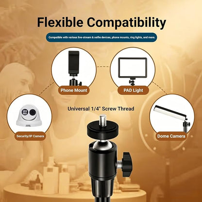 Black Adjustable CCTV Camera Mount Stand - Image 5