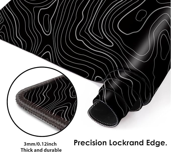 Gaming Mouse Mat Forest Background Pattern XXL XL Large Mouse Mat Long Extended - Image 3