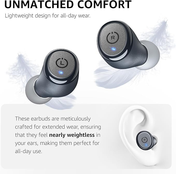 TOZO T10 Wireless Earbuds Bluetooth 5.3 Headphones, App Customize EQ, Ergonomic - Image 4