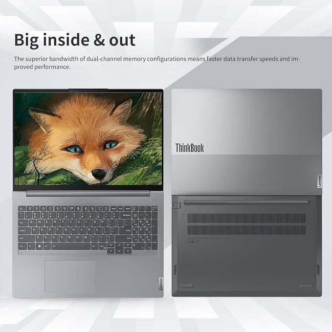 Lenovo ThinkBook 16 Business Laptop, 8-Core Intel i5-13420H, 32GB DDR5 RAM - Image 4