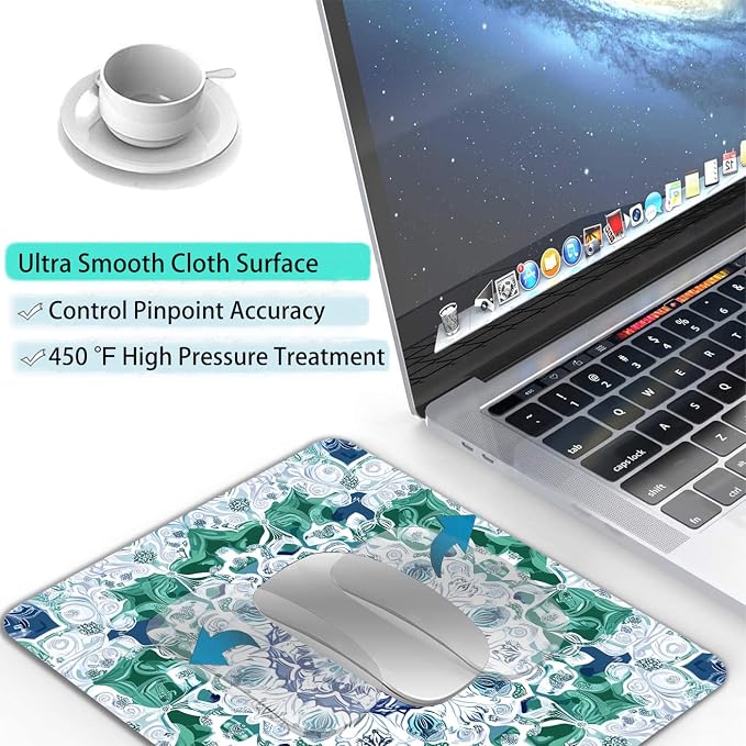 Aesthetic Mandala Pattern Custom Mouse Pad - Image 4