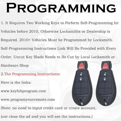 SUPALAND Key Fob FOBIK Keyless Remote Replacement Fits - Image 4