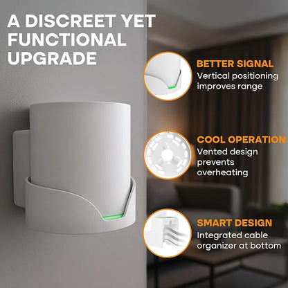 Bangcheer-Wall Mount for TP-Link, Deco X10 X20 X60 X50 X55 WiFi 6 Wall Mount - Image 3