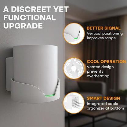 Bangcheer-Wall Mount for TP-Link, Deco X10 X20 X60 X50 X55 WiFi 6 Wall Mount - Image 3