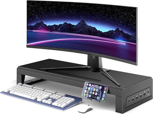 Computer monitor stand Laptop Desk Shelf & Monitor Riser ，21.6 inches, 22W by Unknown