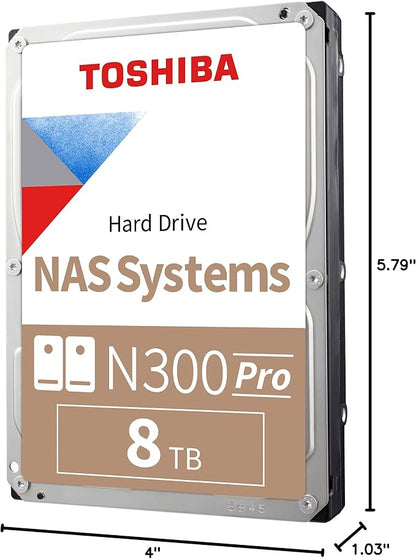 Toshiba N300 PRO 8TB Large-Sized Business NAS 3.5-Inch Internal Hard Drive - Image 8