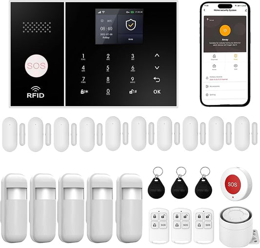 XUK Smart Home Security System, 4G/GSM &WiFi Wireless Alarm Kit by Unknown