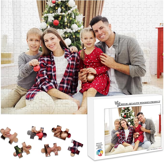 Custom Puzzle 120/200/300/500/1000/1500 Pieces, Personalized Puzzle from Your by Mougins