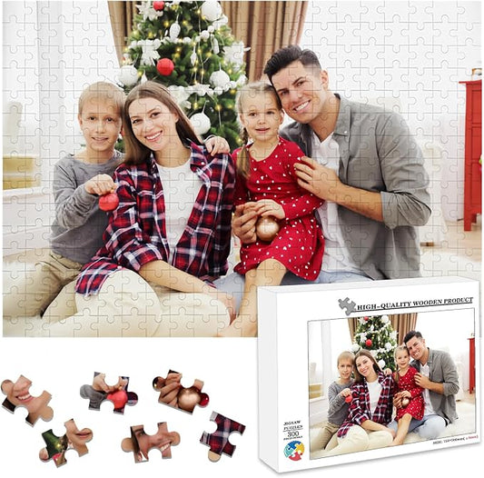 Custom Puzzle 120/200/300/500/1000/1500 Pieces, Personalized Puzzle from Your by Mougins