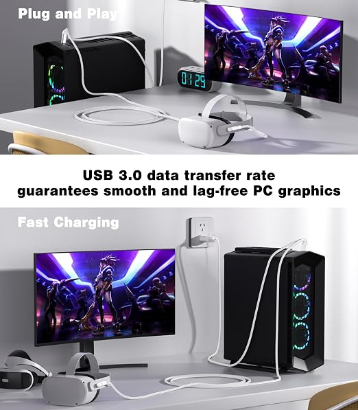 16FT VR Charging Link Cable | USB 3.0 High-Speed Data & Charge - Image 6