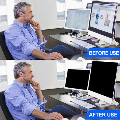 Computer Privacy Screen Filter 24" Hanging Privacy Screen Protector Compatible - Image 5