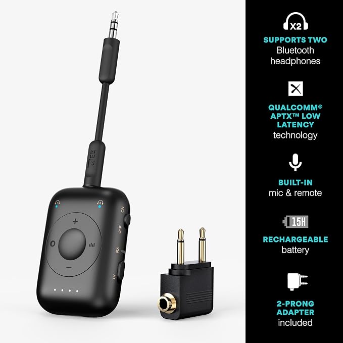 MEE audio Connect Air Pro Bluetooth Wireless Audio Transmitter & Receiver - Image 5