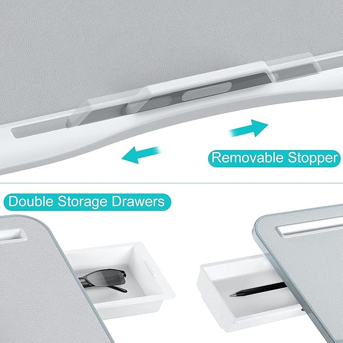 Laptop Bed Tray Desk, Foldable and Adjustable Lap Table - Image 5