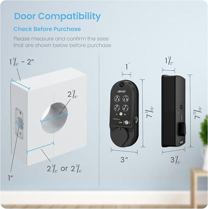 Lockly Vision Smart Lock with Camera, Video Doorbell Keyless Entry Door Lock - Image 9