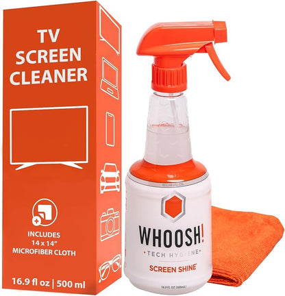 WHOOSH! Screen Shine Pro 16.9 fl oz Refillable TV Screen Cleaner by WHOOSH