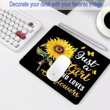 Sunflower Mouse Pad Personalized Design Computer Laptop Mousepad Square - Image 7
