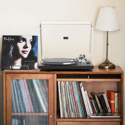 Turntables Record Player Wireless Output Connectivity Vinyl Player Belt-Drive - Image 7