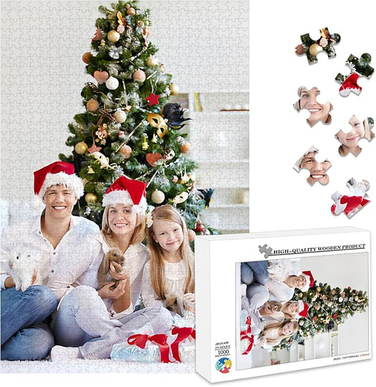 Custom Puzzle 120/200/300/500/1000/1500 Pieces, Personalized Puzzle from Your by Mougins