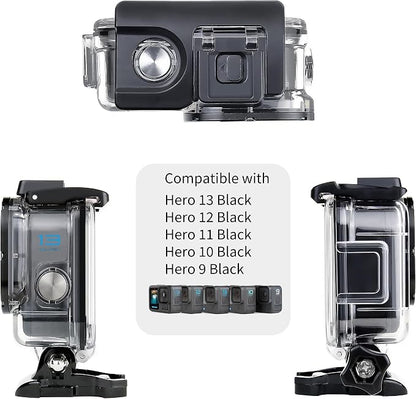 SOONSUN Waterproof Case for GoPro Hero 13 12 11 10 9 Black, 196FT/60M - Image 6