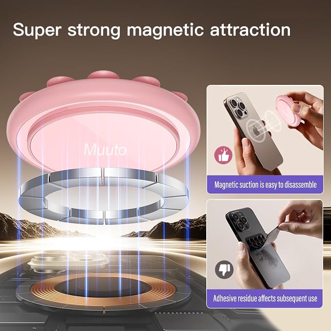 Muuto Magnetic Sticky Phone Grip, - Image 2