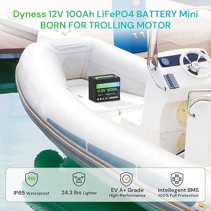 12V 100Ah Mini LiFePO4 Battery 2 Pack Group 24, 12 Volt Deep Cycle Lithium - Image 7