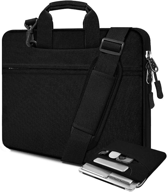 Universal Laptop Shoulder Bag 13-17.3 Inch Shockproof Briefcase by Hseok