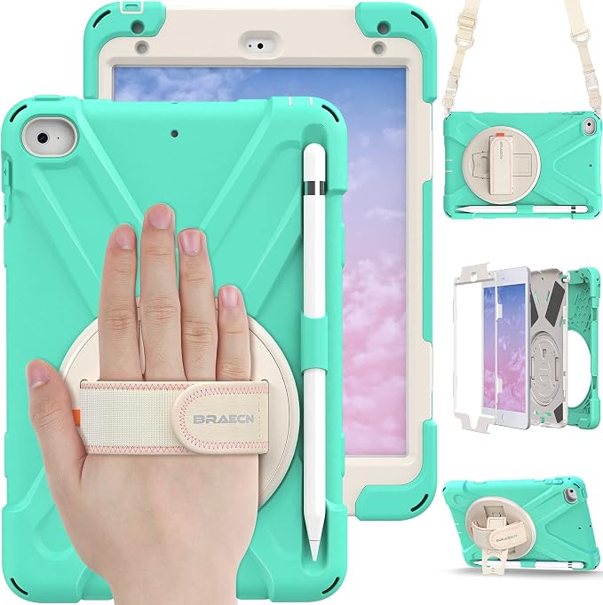 BRAECN iPad mini 5 Case, iPad mini 4 Case, Heavy Duty Shockproof Protective by BRAECN