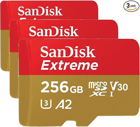 SANDISK 256GB Extreme microSDXC UHS-I Memory Card by Sandisk
