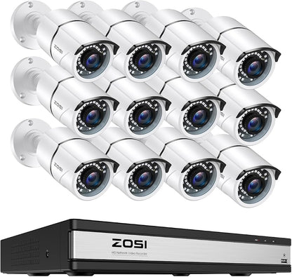 ZOSI H.265+ 1080p 16 Channel Home Security Camera System by ZOSI
