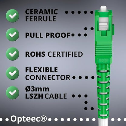 opteec® - Shielded Fibre Optic Cable - 3M - ORANGE/SFR/BOUYGUES/SOSH/RED by SFR - Image 7