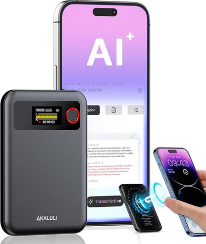 AI Voice Recorder with Transcribe Summarize: Note Voice Recorder with APP by Akaluli