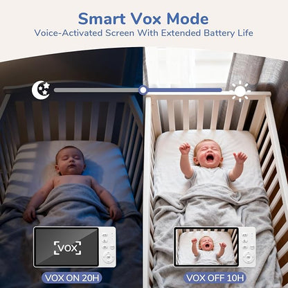 2026 1080P No WiFi Video Baby Monitor, HD Night Vision, Two-Way Talk, - Image 6