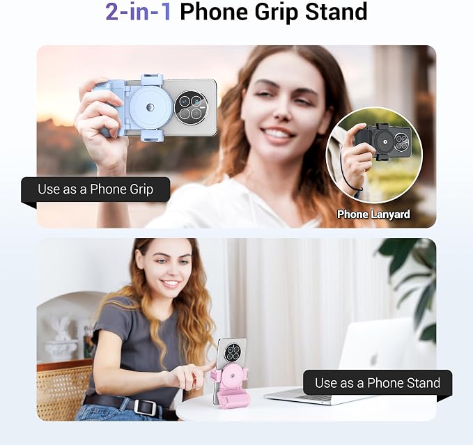 KIWIFOTOS Phone Camera Grip Smartphone Tripod Mount Handle Holder - Image 5
